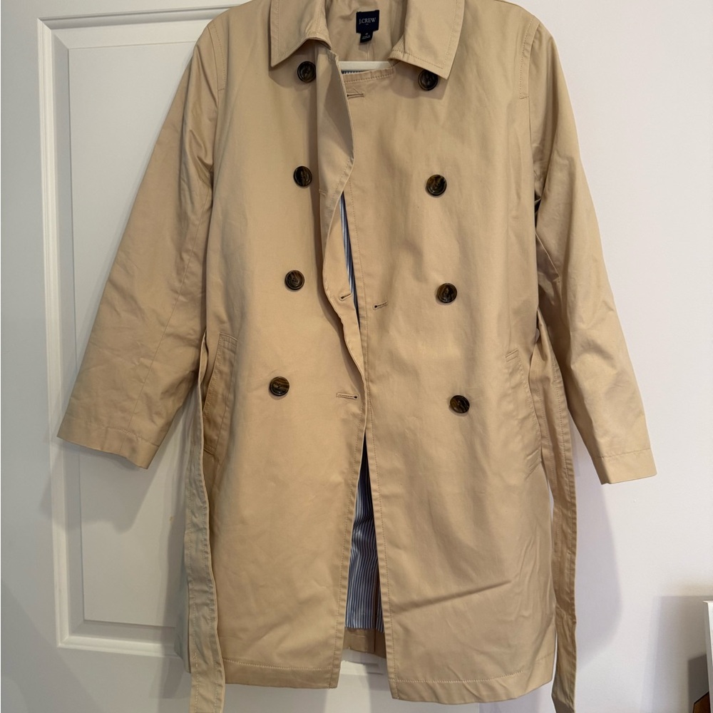 J. Crew Classic Beige Trench Coat - NWT!